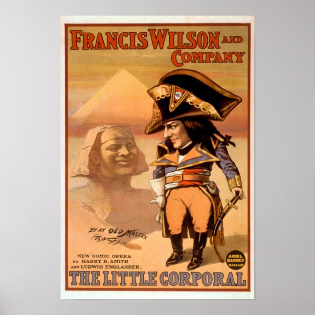 Póster Teatro Egípcio Sphinx "O Pequeno Cabo" (Frente)