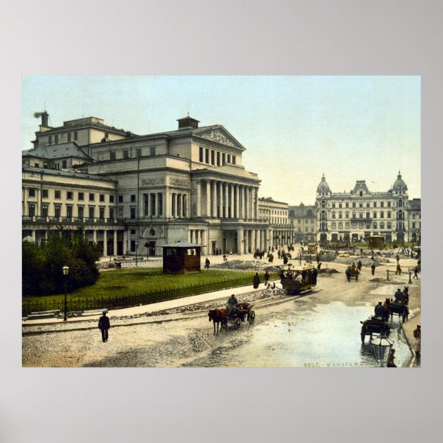 Poster Teatro excelente, Varsóvia (Frente)