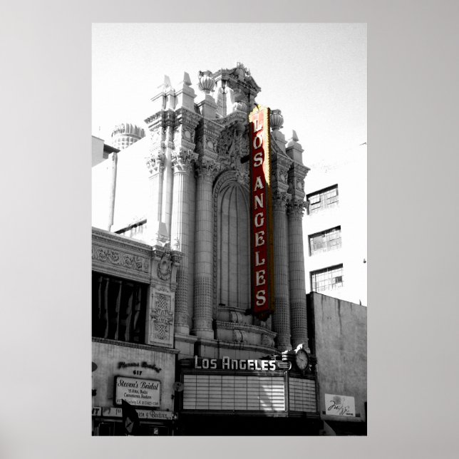 Poster Teatro Los Angeles (Frente)