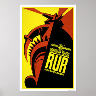 Poster Teatro Marionette 1938 WPA