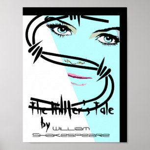 Póster Teatro o jogo William Shakespeare do conto do