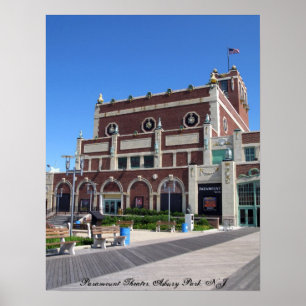 Poster Teatro Paramount de Asbury Park Boardwalk