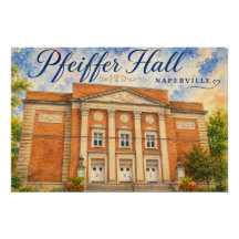 Teatro Pfeiffer Hall Naperville Illinois lembrança