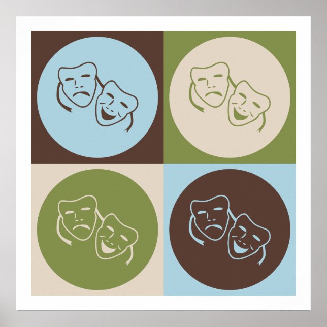 Poster Teatro pop Art (Frente)