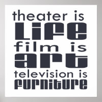 Teatro vs Filme vs TV