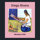 Poster Tecelagem por Diego Rivera (1936)<br><div class="desc">Esta é outra bela imagem do famoso artista mexicano Diego Rivera. O principal tema da trabalho de arte de Rivera foi a classe trabalhadora. Rivera novamente, demonstra sua paixão por seu assunto com esta imagem chamada "Tecendo (1936)" Você pode comprar este poster de "Tecendo (1936)" na minha loja de impressão...</div>