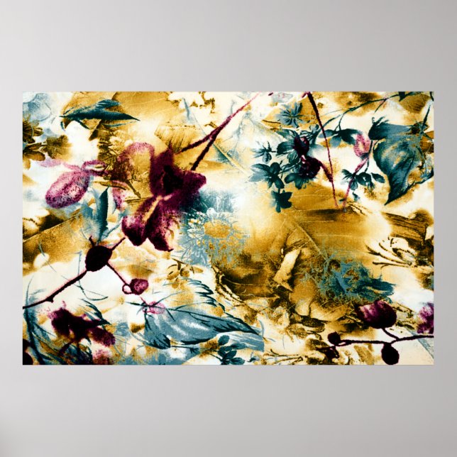 Poster Tecido batik patenteado adequado como background (Frente)