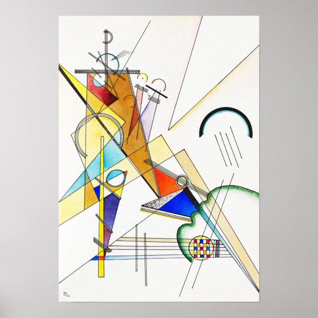 Poster Tecido W. Kandinsky (Frente)