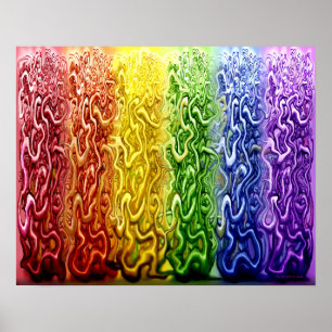 Póster Tecidos entrelaçados