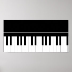 Poster Teclado de piano