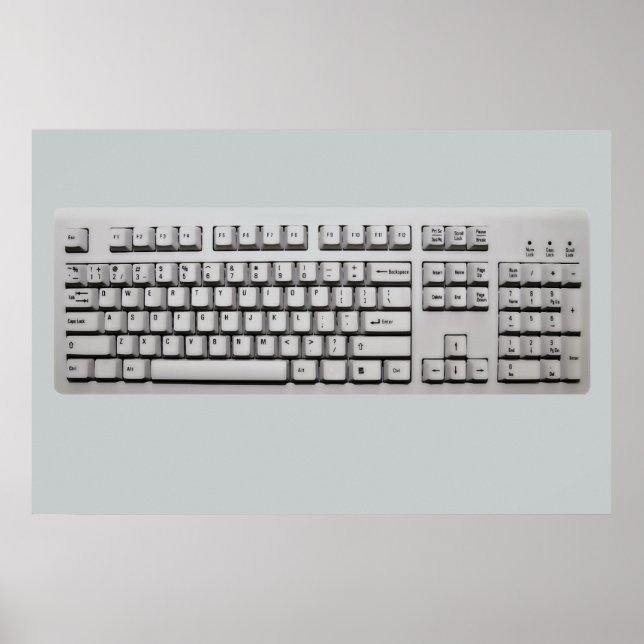Póster teclado do computador (Frente)