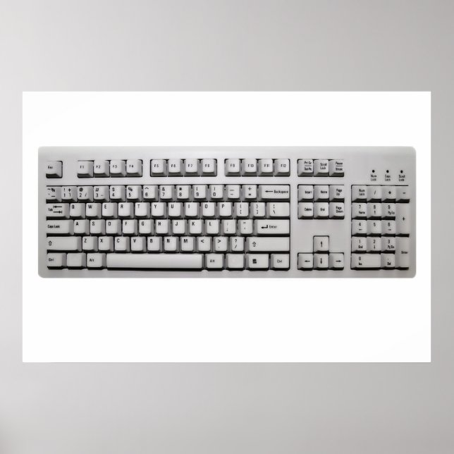 Póster teclado do computador (Frente)