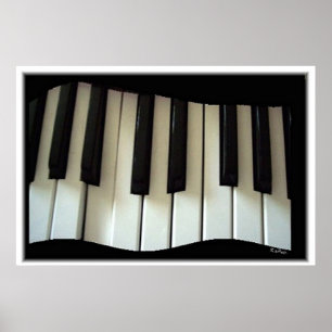 Póster Teclado em movimento