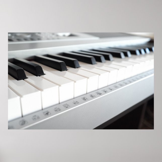 Póster Teclado para piano digital (Frente)