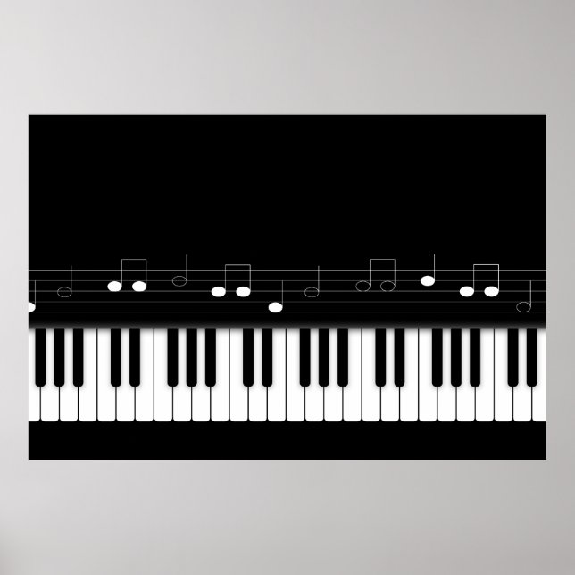 Poster Teclado Piano (Frente)