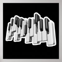 teclas de teclado de piano design