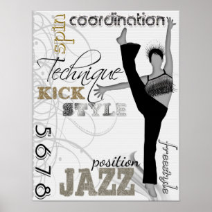 Póster Técnica do jazz
