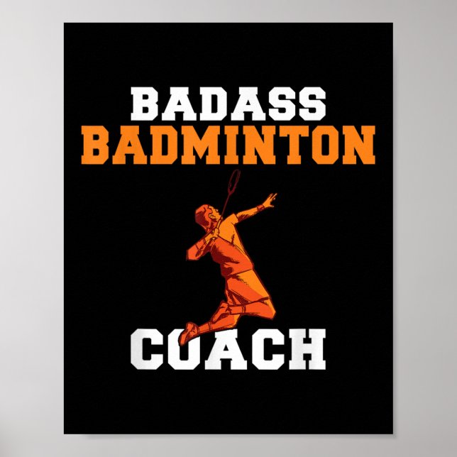 Poster Técnico de Badminton Ruim  (Frente)