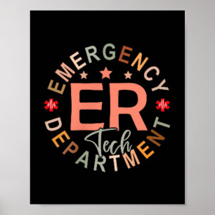 Poster Técnico de Departamento de Emergência Divertido Té