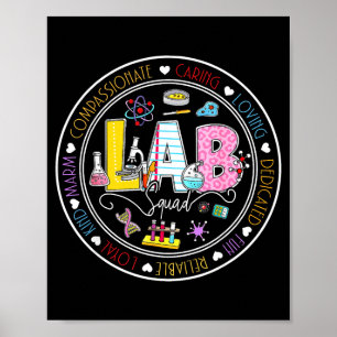 Poster Técnico de Laboratório Médico da Equipe da Semana 