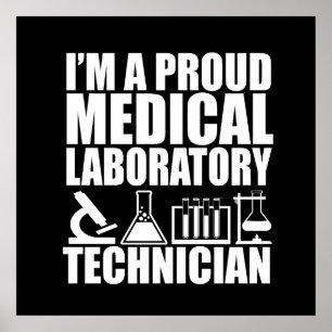 Poster Técnico de laboratório técnico de laboratório médi