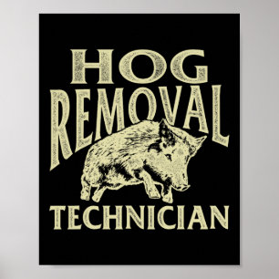 Poster Técnico de Remoção de Cachorros - Caça de Cachorro
