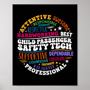 Poster Técnico de Segurança de Penger Infantil
