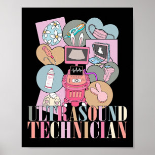 Poster Técnico de Ultrassom páscoa