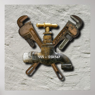 Poster Técnico do engenheiro da drenagem da água de