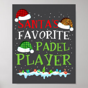 Poster Técnico Favorito do Jogador Padel Santa Padel Dive