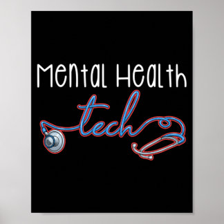 Poster Tecnologia de Saúde Mental Masculina Profissional 
