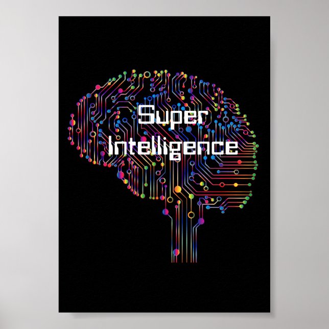 Poster Tecnologia de Super Inteligência (Frente)