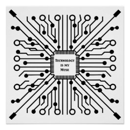 Póster Tecnologia é o meu uso