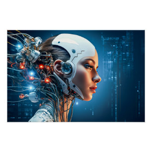 Póster Tecnologia Futurista