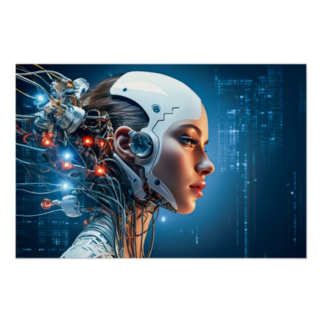 Póster Tecnologia Futurista (Frente)