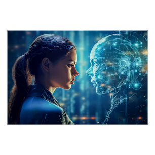 Póster Tecnologia futurística