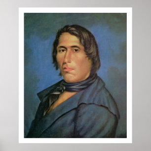 Poster Tecumseh (1768-1813) (óleo na canvas)