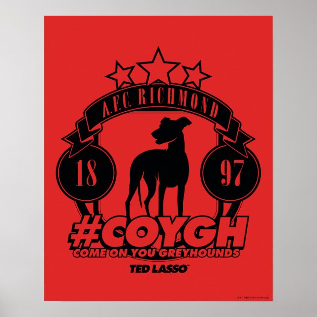 Poster Ted Lasso | AFC Richmond #COYGH (Frente)