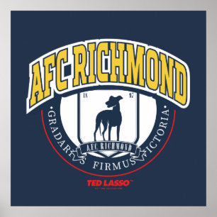 Poster Ted Lasso AFC Richmond Crachá do círculo atlétic