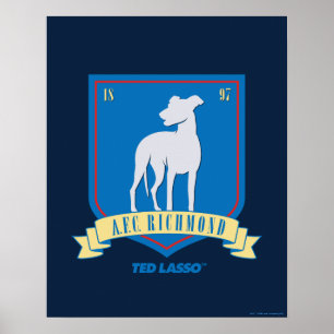 Poster Ted Lasso AFC Richmond Team Logo