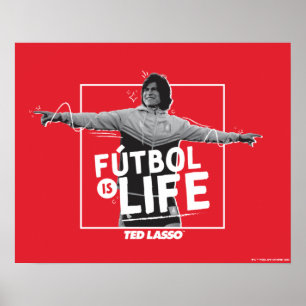 Poster Ted Lasso Dani Rojas Fútbol é a Vida