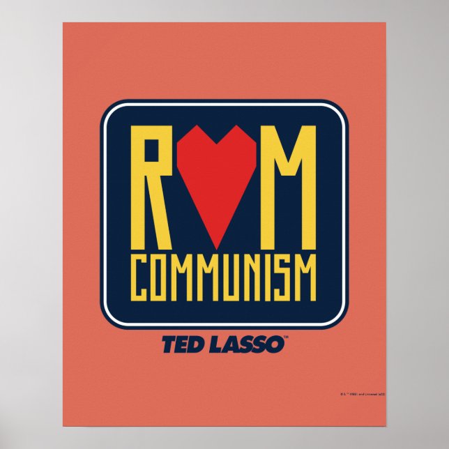 Poster Ted Lasso | Rom Comunismo Gráfico (Frente)