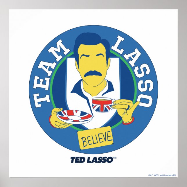 Poster Ted Lasso | Team Lasso Tea Iconic Avatar (Frente)
