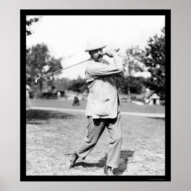 Póster Ted Ray Golf Champion 1914 (Frente)