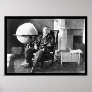 Póster Teddy Roosevelt no Repose 1908