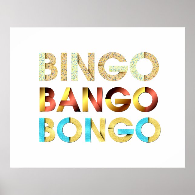 Póster TEE Bingo Bango Bongo (Frente)