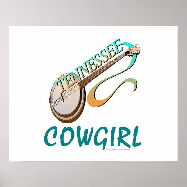 Póster TEE Cowgirl (Frente)