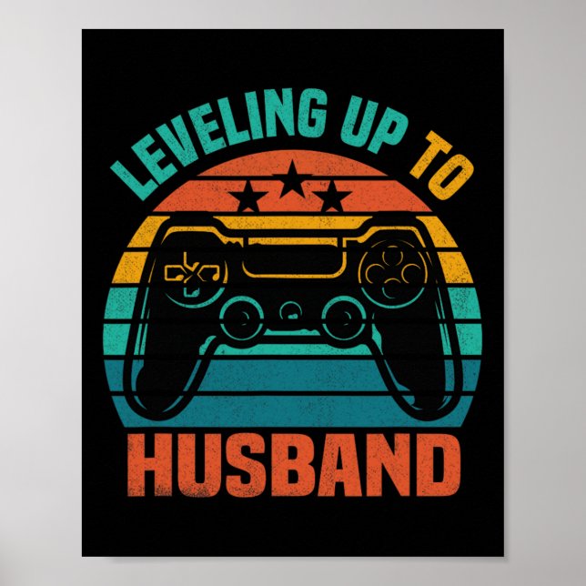 Poster Tee For Groom Video Game Lovers (Frente)