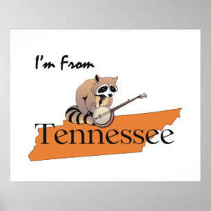 Póster TEE I'm From Tennessee