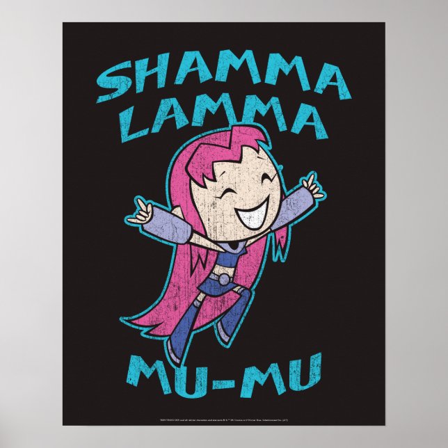 Póster Teen Titans Go! | Incêndio "Shamma Lamma Mu-Mu" (Frente)